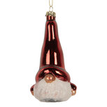 Clayre & Eef | Kersthanger Rood Wit 6x5x13 cm | 6GL5293