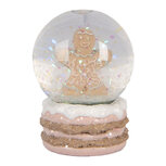 Clayre & Eef | Sneeuwbol Bruin Transparant ø 5x7 cm | 66086 Clayre & Eef | Sneeuwbol Bruin Transparant ø 5x7 cm | 66086