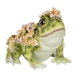 Clayre & Eef | Decoratie Kikker Groen Oranje 24x21x19 cm | 6PR5109 Clayre & Eef | Decoratie Kikker Groen Oranje 24x21x19 cm | 6PR5109