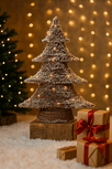 Kerstboom bruin met sneeuw decoratie met ledverlichting & timer ijzer 3x aa 60 cm x 48 cm Maat L | 790790 | Home Sweet Home Kerstboom bruin met sneeuw decoratie met ledverlichting & timer ijzer 3x aa 60 cm x 48 cm Maat L | 790790 | Home Sweet Home