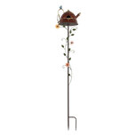 Clayre & Eef | Tuinsteker Vogel Rood 27x24x147 cm | 5Y1286 Clayre & Eef | Tuinsteker Vogel Rood 27x24x147 cm | 5Y1286