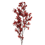 Clayre & Eef | Kunstbloem Rood Bruin 10x8x104 cm | 5PL0200R Clayre & Eef | Kunstbloem Rood Bruin 10x8x104 cm | 5PL0200R