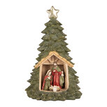 Clayre & Eef | Kerstdecoratie Kerstboom met LED Groen ø 15x24 cm | 6PR5404 Clayre & Eef | Kerstdecoratie Kerstboom met LED Groen ø 15x24 cm | 6PR5404