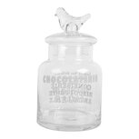 Clayre & Eef | Voorraadpot Deksel Transparant ø 13x23 cm | 6GL5210 Clayre & Eef | Voorraadpot Deksel Transparant ø 13x23 cm | 6GL5210