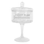 Clayre & Eef | Voorraadpot Deksel Transparant ø 13x24 cm | 6GL5211 Clayre & Eef | Voorraadpot Deksel Transparant ø 13x24 cm | 6GL5211