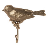 Clayre & Eef | Wandhaak Goudkleurig 13x4x11 cm | 6Y5884