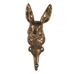 Clayre & Eef | Wandhaak Goudkleurig 7x4x18 cm | 6Y5891