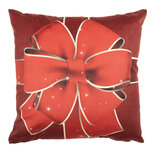 Clayre & Eef | Kussenhoes Rood Goudkleurig 45x45 cm | KT021.435 Clayre & Eef | Kussenhoes Rood Goudkleurig 45x45 cm | KT021.435