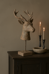 Decoratiebeeld Hert op voet bruin steen L 39 x 20 cm | 121284 | Home Sweet Home | Stoer & Sober Woonstijl Decoratiebeeld Hert op voet bruin steen L 39 x 20 cm | 121284 | Home Sweet Home | Stoer & Sober Woonstijl