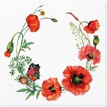 Dekoratief | Pakje 20 servetten 'Poppy Aesthetic', 33x33cm | A702739 Dekoratief | Pakje 20 servetten 'Poppy Aesthetic', 33x33cm | A702739