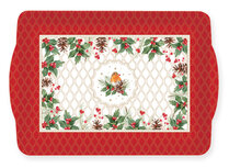 Dekoratief | Dienblad 'Christmas Berries', pvc, 33x22cm | A246022 Dekoratief | Dienblad 'Christmas Berries', pvc, 33x22cm | A246022