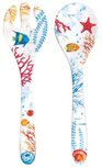 Dekoratief | Set 2 saladelepels 'Bora Bora', melamine, 28x7cm | A241009 Dekoratief | Set 2 saladelepels 'Bora Bora', melamine, 28x7cm | A241009