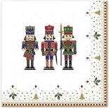 Dekoratief | Pakje 20 servietten "NUTCRACKER" 33x33cm | A196056 Dekoratief | Pakje 20 servietten "NUTCRACKER" 33x33cm | A196056