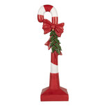 Clayre & Eef | Decoratie zuurstok Rood Wit 25x18x83 cm | 5PR0185 Clayre & Eef | Decoratie zuurstok Rood Wit 25x18x83 cm | 5PR0185