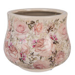 Clayre & Eef | Bloempot Binnen Beige Roze ø 21x17 cm | 6CE2241L Clayre & Eef | Bloempot Binnen Beige Roze ø 21x17 cm | 6CE2241L