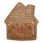 Clayre & Eef | Servies Ontbijtbord Bruin Wit 20x18x3 cm | 6CE2360 Clayre & Eef | Servies Ontbijtbord Bruin Wit 20x18x3 cm | 6CE2360