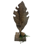 Ornament hout blad veer vintage bruin 46 x 18,5 cm | 821857 | Home Sweet Home | Stoer & Sober Landelijke Woonstijl Ornament hout blad veer vintage bruin 46 x 18,5 cm | 821857 | Home Sweet Home | Stoer & Sober Landelijke Woonstijl
