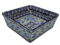 Ovenschaal keramisch vierkant Old World BLue 17 x 17 cmx 7 cm 1 liter Maat s | OWB-VK17 | Lavandoux Ovenschaal keramisch vierkant Old World BLue 17 x 17 cmx 7 cm 1 liter Maat s | OWB-VK17 | Lavandoux