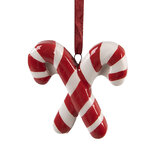 Clayre & Eef | Decoratie hanger Zuurstok Rood Wit 6x2x8 cm | 6CE2262 Clayre & Eef | Decoratie hanger Zuurstok Rood Wit 6x2x8 cm | 6CE2262
