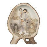 Clayre & Eef | Kerstdecoratie Kerstgroep Beige Bruin 14x5x19 cm | 6PR5918 Clayre & Eef | Kerstdecoratie Kerstgroep Beige Bruin 14x5x19 cm | 6PR5918
