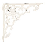 Clayre & Eef | Hoekijzer Wit 4x21x21 cm | 6Y5759