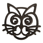 Clayre & Eef | Onderzetters Pannen Bruin 16x17x2 cm | 6Y5761 Clayre & Eef | Onderzetters Pannen Bruin 16x17x2 cm | 6Y5761