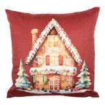 Clayre & Eef | Kussenhoes Rood Bruin 45x45 cm | KT021.429 Clayre & Eef | Kussenhoes Rood Bruin 45x45 cm | KT021.429