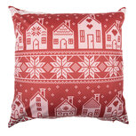 Clayre & Eef | Kussenhoes Rood Wit 45x45 cm | KT021.433 Clayre & Eef | Kussenhoes Rood Wit 45x45 cm | KT021.433