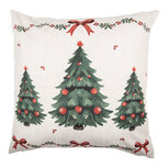 Clayre & Eef | Kussenhoes Beige Groen 45x45 cm | TCH22 Clayre & Eef | Kussenhoes Beige Groen 45x45 cm | TCH22