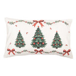 Clayre & Eef | Kussenhoes Beige Groen 30x50 cm | TCH36 Clayre & Eef | Kussenhoes Beige Groen 30x50 cm | TCH36