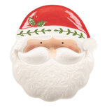 Clayre & Eef | Serveerschaal Wit Rood 29x26x5 cm | 6CE2365 Clayre & Eef | Serveerschaal Wit Rood 29x26x5 cm | 6CE2365