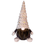 Gnoom kabouter cream goud sterren Polyester fluweel 45 cm | 7123084-2 | Zittend | Hendriks Deco Gnoom kabouter cream goud sterren Polyester fluweel 45 cm | 7123084-2 | Zittend | Hendriks Deco
