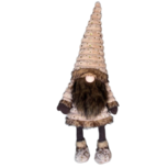 Gnoom bewegend Cream goud sterren Polyester fluweel 90 cm | 7123083-1Cream | Staand | Hendriks Deco Gnoom bewegend Cream goud sterren Polyester fluweel 90 cm | 7123083-1Cream | Staand | Hendriks Deco