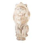 Clayre & Eef | Decoratie Leeuw Beige Bruin 50x30x62 cm | 5MG0080 Clayre & Eef | Decoratie Leeuw Beige Bruin 50x30x62 cm | 5MG0080