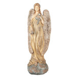 Clayre & Eef | Decoratie Engel Beige Bruin 28x22x71 cm | 5MG0083 Clayre & Eef | Decoratie Engel Beige Bruin 28x22x71 cm | 5MG0083