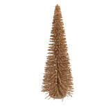 Clayre & Eef | Decoratie Kerstboom Beige Goudkleurig ø 20x50 cm | 66320BE Clayre & Eef | Decoratie Kerstboom Beige Goudkleurig ø 20x50 cm | 66320BE