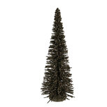 Clayre & Eef | Decoratie Kerstboom Groen Goudkleurig ø 20x50 cm | 66320GR Clayre & Eef | Decoratie Kerstboom Groen Goudkleurig ø 20x50 cm | 66320GR