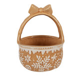 Clayre & Eef | Opbergmandje Bruin Beige ø 15x21 cm | 6CE2231 Clayre & Eef | Opbergmandje Bruin Beige ø 15x21 cm | 6CE2231