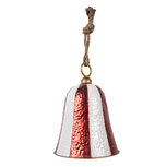 Clayre & Eef | Bel Decoratief Rood Wit ø 28x39 cm | 6Y5925 Clayre & Eef | Bel Decoratief Rood Wit ø 28x39 cm | 6Y5925