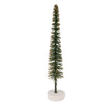 Clayre & Eef | Decoratie Kerstboom Groen Goudkleurig ø 5x25 cm | 66315GR Clayre & Eef | Decoratie Kerstboom Groen Goudkleurig ø 5x25 cm | 66315GR