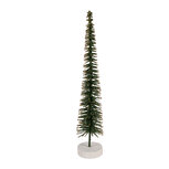 Clayre & Eef | Decoratie Kerstboom Groen Goudkleurig ø 6x30 cm | 66316GR Clayre & Eef | Decoratie Kerstboom Groen Goudkleurig ø 6x30 cm | 66316GR