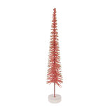 Clayre & Eef | Decoratie Kerstboom Roze Goudkleurig ø 8x40 cm | 66317P Clayre & Eef | Decoratie Kerstboom Roze Goudkleurig ø 8x40 cm | 66317P