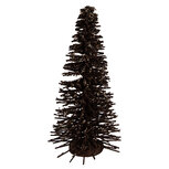 Clayre & Eef | Decoratie Kerstboom Bruin Goudkleurig ø 17x30 cm | 66319CH Clayre & Eef | Decoratie Kerstboom Bruin Goudkleurig ø 17x30 cm | 66319CH