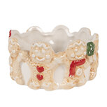 Clayre & Eef | Kom Bruin Beige ø 14x7 cm | 6CE2233 Clayre & Eef | Kom Bruin Beige ø 14x7 cm | 6CE2233