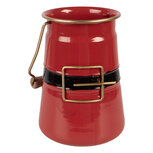 Clayre & Eef | Decoratie Melkbus Rood Zwart 12x10x16 cm | 6Y5903 Clayre & Eef | Decoratie Melkbus Rood Zwart 12x10x16 cm | 6Y5903