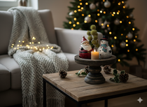 Sfeervol Kerstman Beeldje met Kerstboom 16 cm hout rood wit  – Landelijke Kerstdecoratie Sfeervol Kerstman Beeldje met Kerstboom 16 cm hout rood wit  – Landelijke Kerstdecoratie