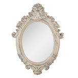 Clayre & Eef | Wandspiegel Beige Grijs 46x3x64 cm | 52S332