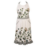 Clayre & Eef | Keukenschort Beige Groen 70x85 cm | GTB41A