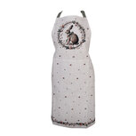 Clayre & Eef | Keukenschort Beige Bruin 70x85 cm | NLE41