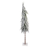 Clayre & Eef | Kunstkerstboom Groen Wit ø 15x80 cm | 50833